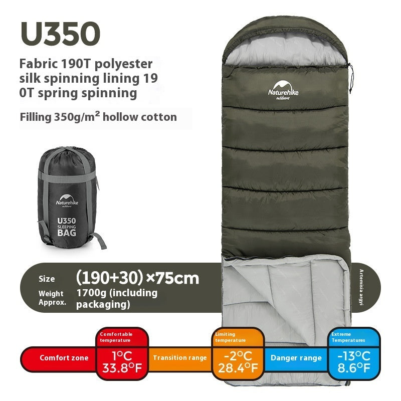 Outdoor Camping Winter Cold-proof Sleeping Bag