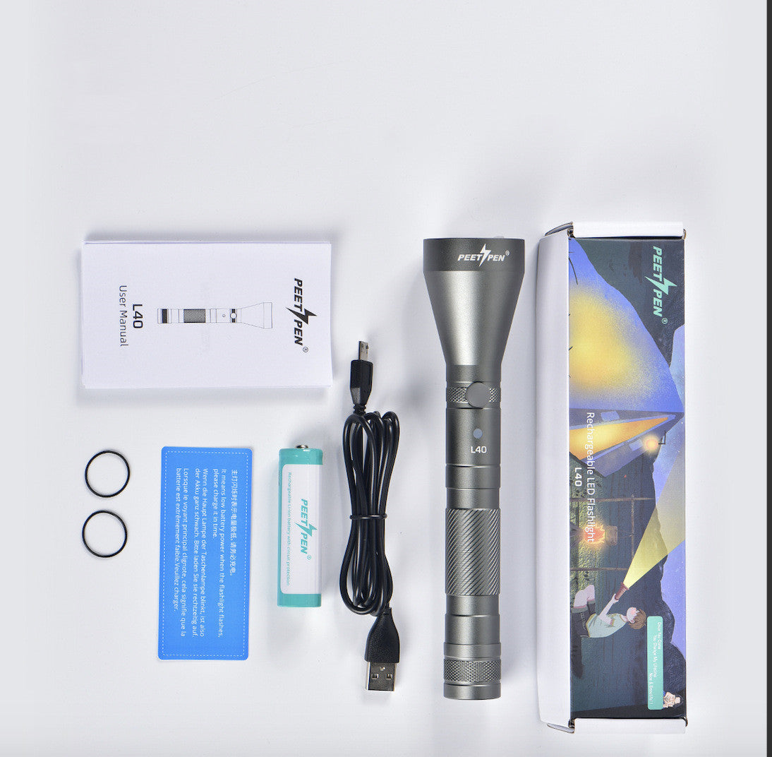 Outdoor Camping Waterproof Portable Flashlight