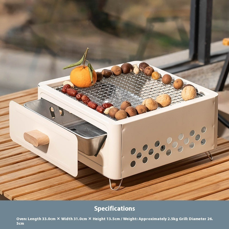 Outdoor Courtyard Charcoal Barbecue Grill