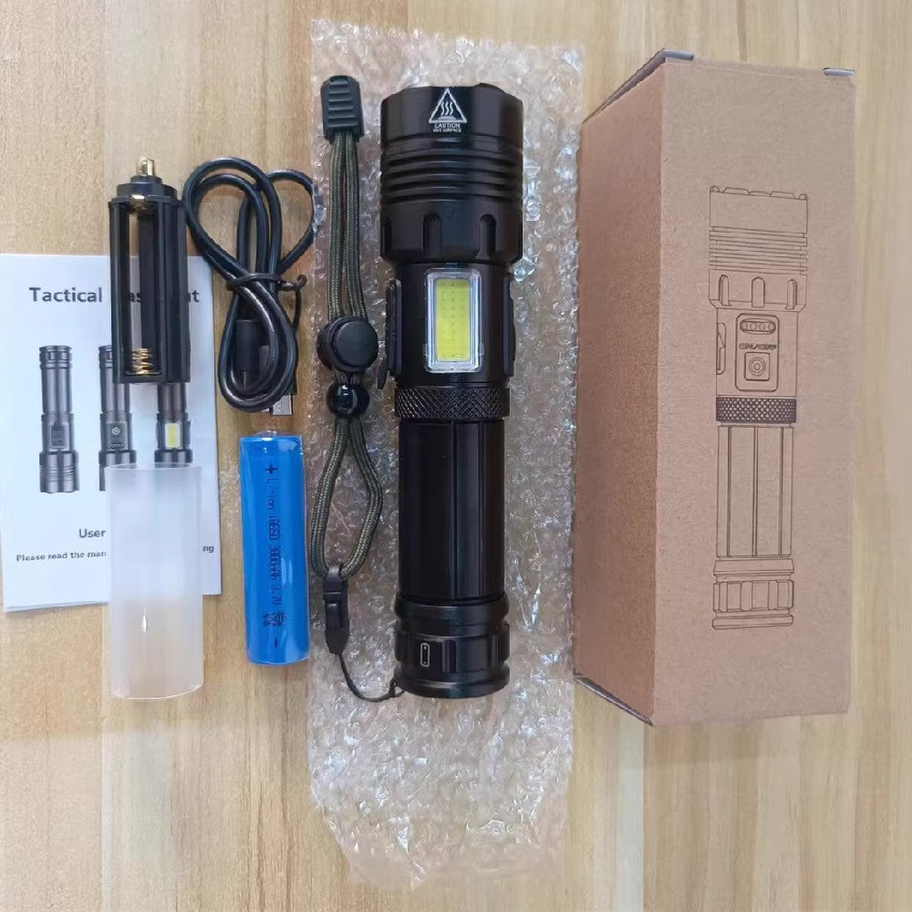 Outdoor Camping Emergency Rechargeable Flashlight