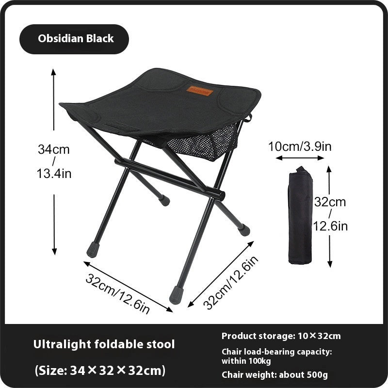 Portable Ultralight Folding Chair Stool