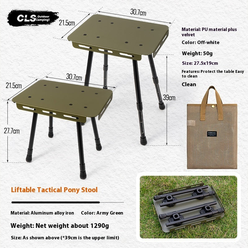 Outdoor Dual Use Mini Folding Table