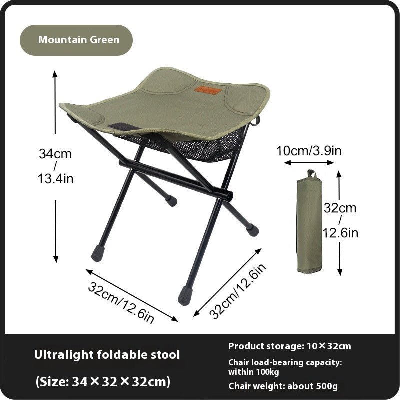 Portable Ultralight Folding Chair Stool