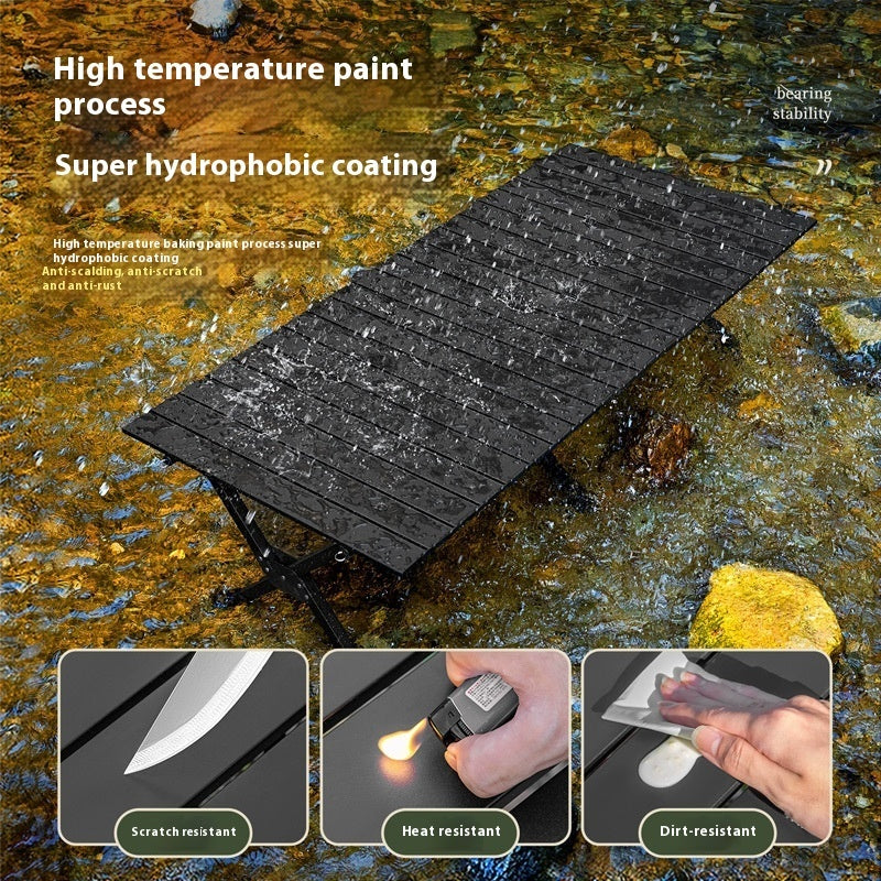 Outdoor Folding Egg Roll Table