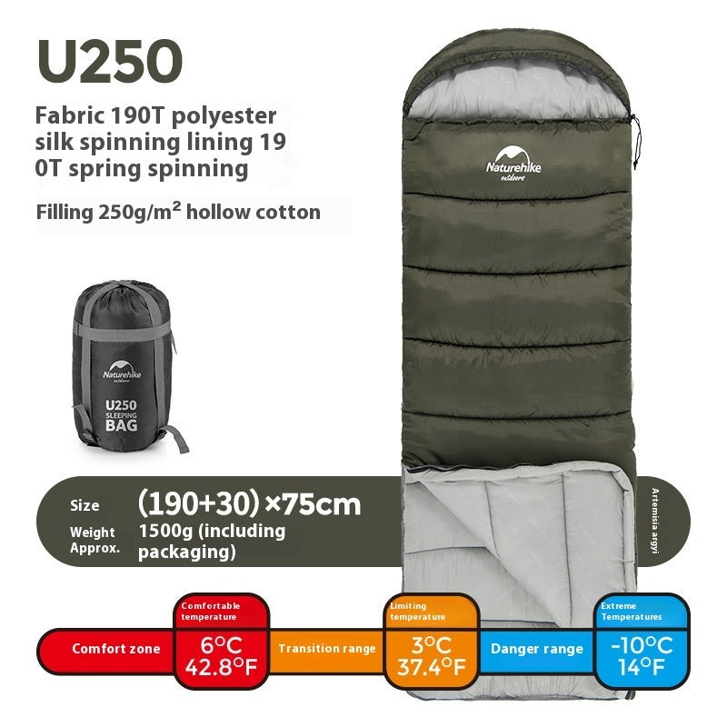 Outdoor Camping Winter Cold-proof Sleeping Bag