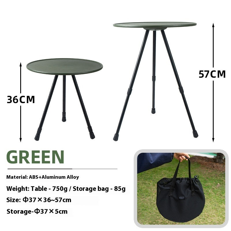 Outdoor Folding Small Round Camping Table