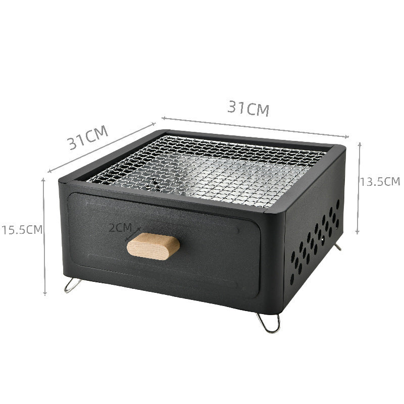 Outdoor Courtyard Charcoal Barbecue Grill