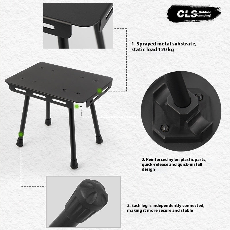Outdoor Dual Use Mini Folding Table