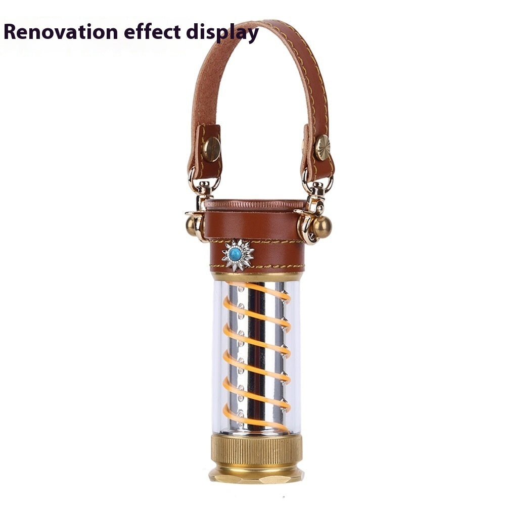 Leather Hang Rope Camping Lantern
