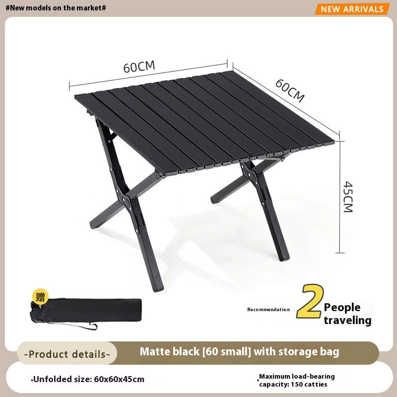 Outdoor Folding Egg Roll Table