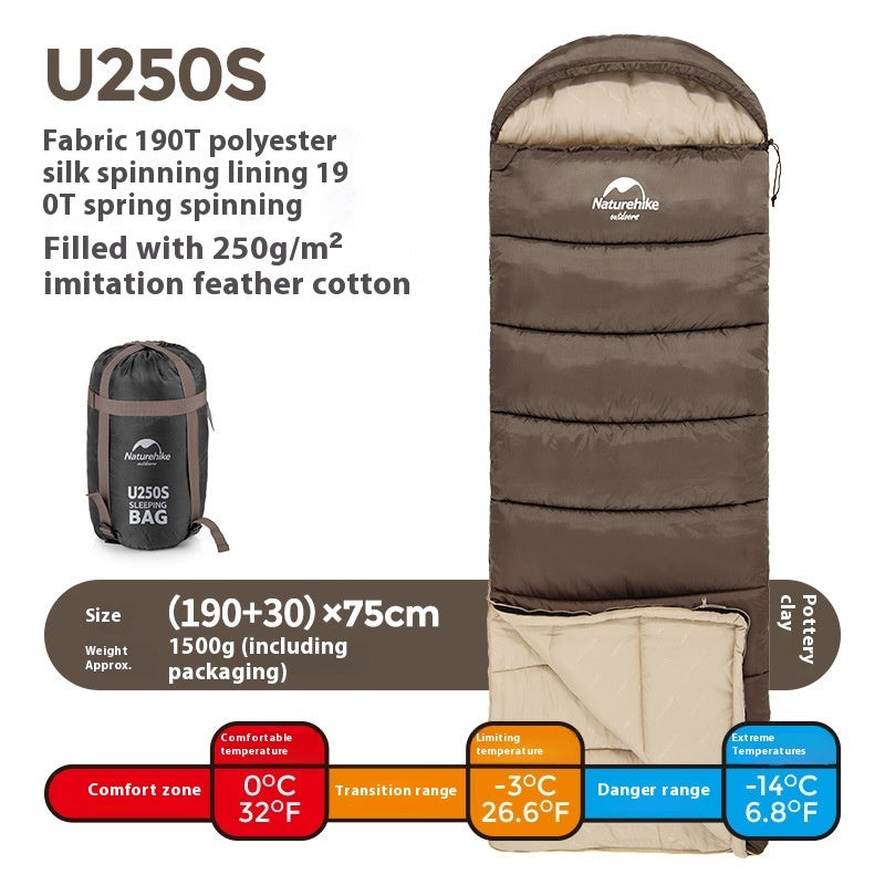 Outdoor Camping Winter Cold-proof Sleeping Bag