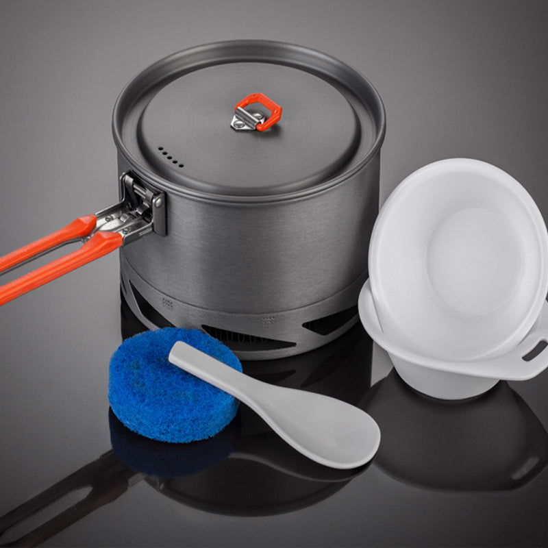 Camping Utensils Dishes Cookware Set For Picnic Hiking