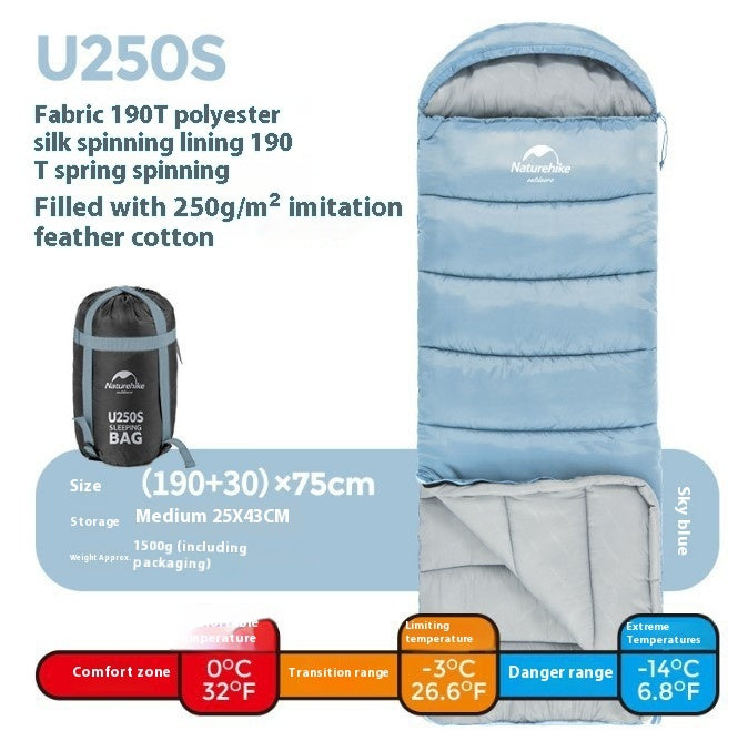 Outdoor Camping Winter Cold-proof Sleeping Bag