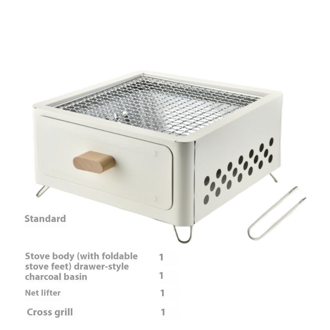 Outdoor Courtyard Charcoal Barbecue Grill