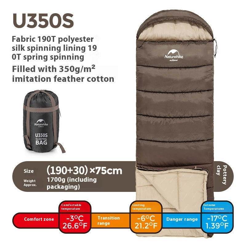Outdoor Camping Winter Cold-proof Sleeping Bag