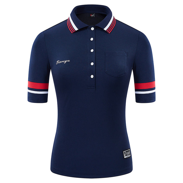 New Golf Short Sleeve Sports T-shirt
