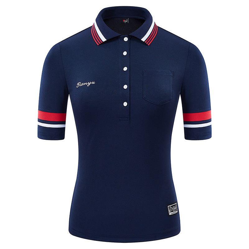 New Golf Short Sleeve Sports T-shirt