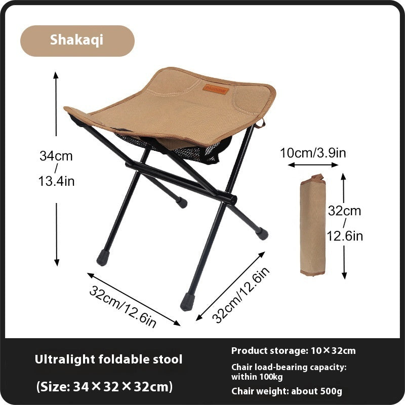 Portable Ultralight Folding Chair Stool