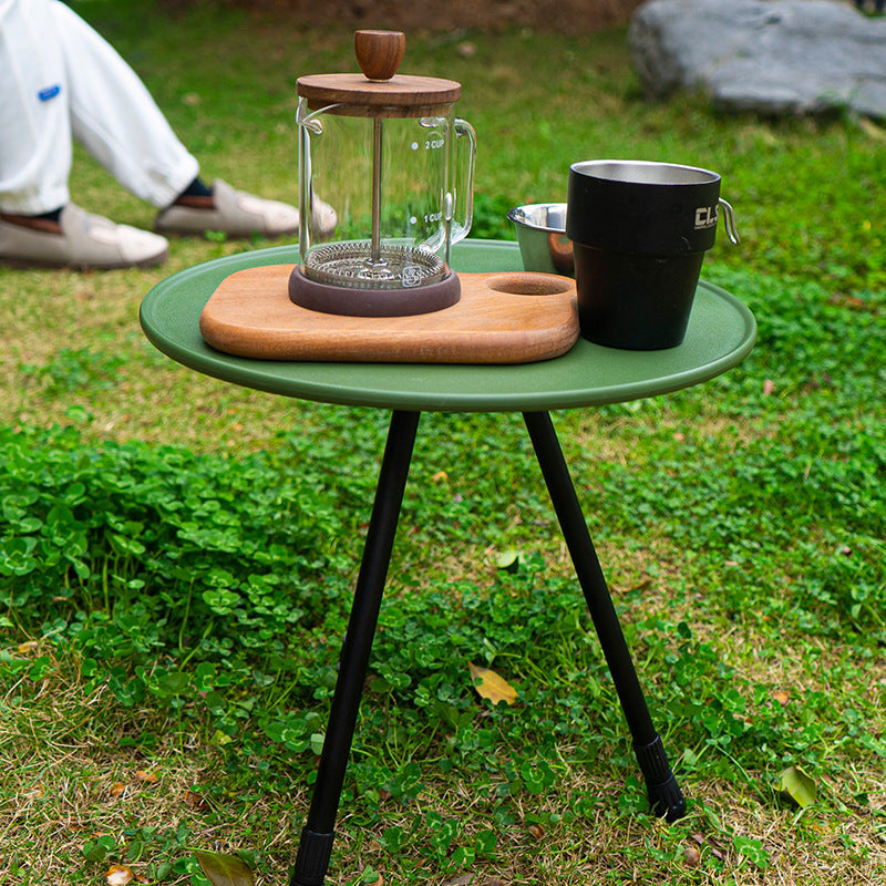 Outdoor Folding Small Round Camping Table